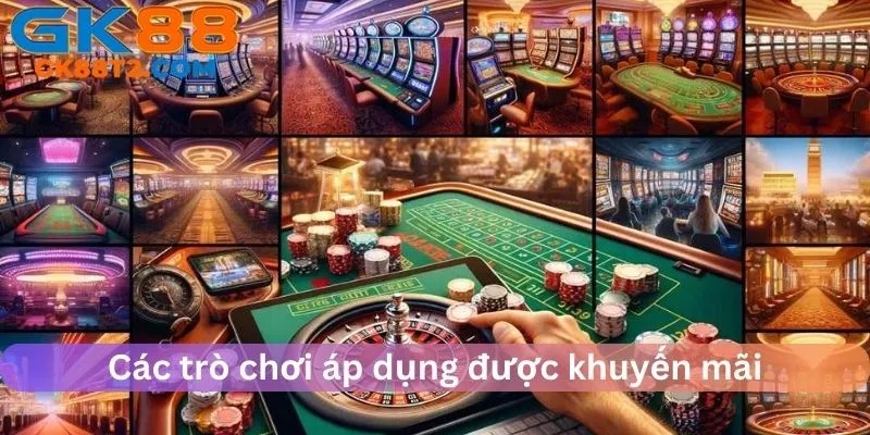Những trò chơi áp dụng được
